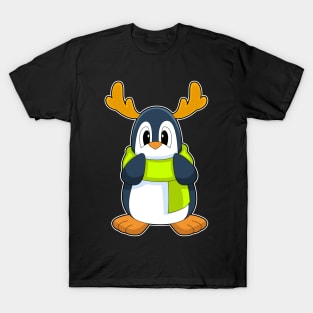 Penguin Reindeer T-Shirt